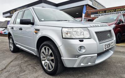 2008 LAND ROVER FREELANDER 2 AUTOMATIC DIESEL 4X4. ONLY COVERED 59,560 MILES FROM NEW
