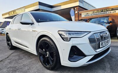 2020 AUDI E-TRON S-LINE AUTOMATIC SUV. ONLY COVERED 27,614K MILES