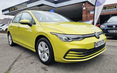 2020/70 VOLKSWAGEN GOLF LIFE 1.5 LITRE MANUAL PETROL EURO 6. NEW SHAPE