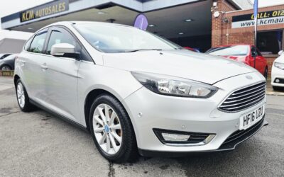 2016 FORD FOCUS TITANIUM 1.5 TURBO 5 DOOR HATCHBACK MANUAL PETROL EURO 6 S/S 150 PS COVERED 97,663 MILES, SERVICE HISTORY PRESENT INCLUDING ITS WET BELT AT 92,354 MILES