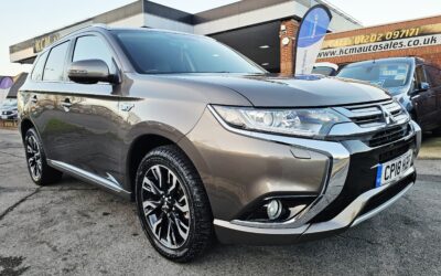 2018 MITSUBISHI OUTLANDER JURO COM PHEV 4WD CVT LIGHT 4X4 UTILITY VEHICLE 2.0 LITRE AUTOMATIC HYBRID 12KWH COMMERCIAL 200 BHP COVERED 89,990 MILES