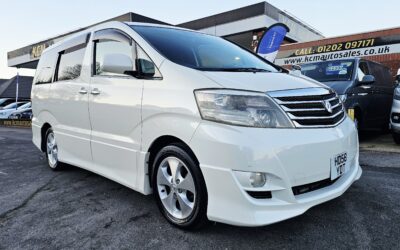 2006 56 TOYOTA ALPHARD 2.4 AUTOMATIC PETROL  5-SEATER CAMPER, THIS VEHICLE HAS COVERED 119,063 MILES