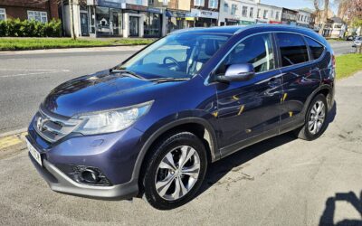 2013 HONDA CRV EX DTEC AUTOMATIC 2.2 LITRE 4X4 ESTATE.