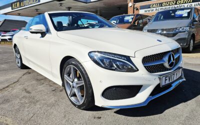 2017 MERCEDES C220D 2.1 AUTOMATIC PREMIUM PLUS AMG LINE. ONLY COVERED 44,995 MILES