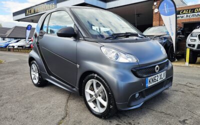2012/62 SMART FORTWO PULSE MHD 1.0 LITRE AUTOMATIC 2 DOOR HATCHBACK