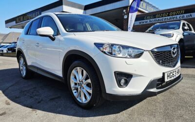 2014 MAZDA CX-5 2.2 SKYACTIV D SPORT NAV 4WD AUTOMATIC EURO 6 S/S COVERED ONLY 64,096 MILES