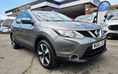 2016/66 NISSAN QASHQAI N-CONNECTA 1.2 LITRE MANUAL PETROL. ONLY COVERED 84,171K MILES