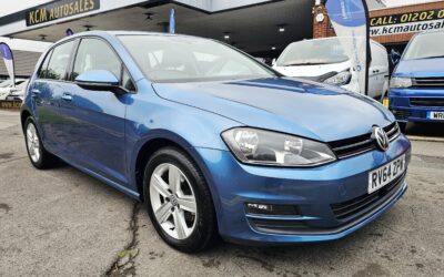 2014/64 VOLKSWAGEN GOLF BLUEMOTION TECH TDI. ONLY COVERED 64,498 MILES