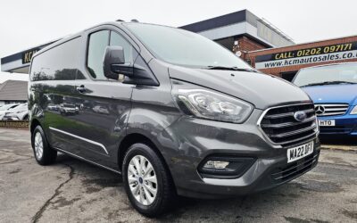 2022 FORD TRANSIT CUSTOM 300 LIMITED ECO BLUE EURO 6 2.0 MANUAL DIESEL 4 DOOR PANEL VAN COVERED 98,759 MILES