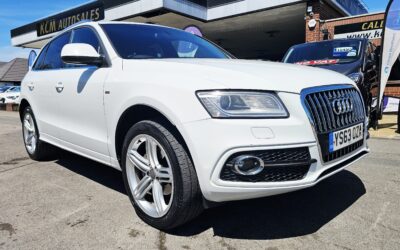 2014 AUDI Q5 S-LINE PLUS SUV 5 DOOR DIESEL S-TRONIC QUATTRO AUTOMATIC EURO 5 S/S 177 PSWITH ONLY 1 FORMER OWNER FORM NEW, COVERED 119,932 MILES