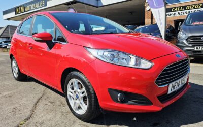 2014 FORD FIESTA ZETEC 1.0 LITRE AUTOMATIC PETROL WITH FULL FORD DEALER SERVICE HISTORY