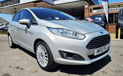 2013 FORD FIESTA TITANIUM 1.0 LITRE MANUAL PETROL. ONLY COVERED 56,331K MILES