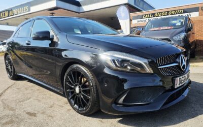 2017 MERCEDES-BENZ A CLASS 1.6 AUTOMATIC PREMIUM + AMG-LINE. ONLY COVERED 43,100 MILES