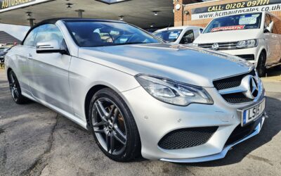 2015 MERCEDES-BENZ E220 BLUE TEC AMG-LINE CONVERTIBLE