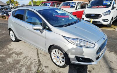 2016 FORD FIESTA TITANIUM 1.0 TURBO 5 DOOR PETROL MANUAL EURO 6 S/S 100 PS COVERED 64,820 MILES