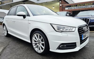 2017 AUDI A1 S-LINE 1.4 TFSI SPORT BACK 5 DOOR PETROL S-TRONIC AUTOMATIC EURO 6 S/S 150 PS COVERED ONLY 29,437 MILES